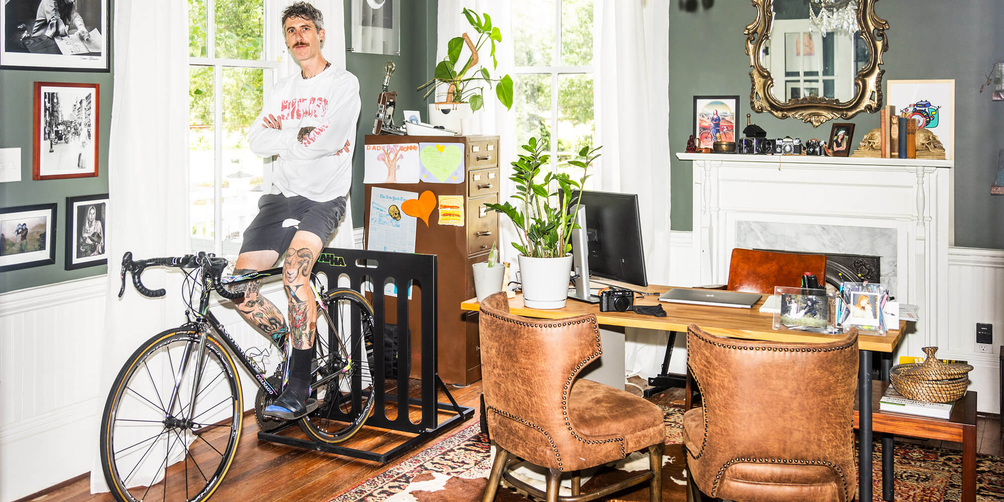 Toaster in home office