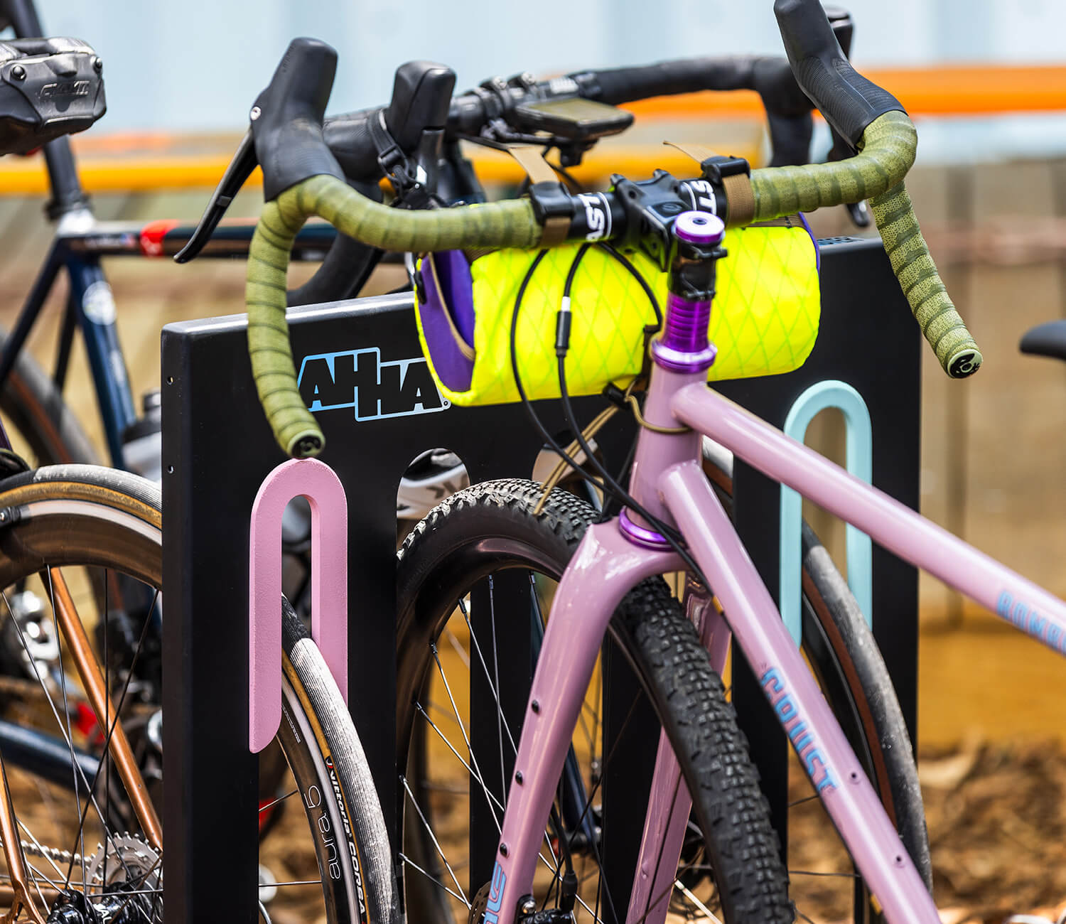 Road grommets in use